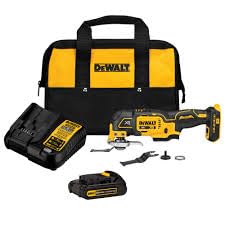 DEWALT ATOMIC 20V MAX* Oscillating Tool, Brushless Cordless, Oscillating, 4ah Battery, Charger and Kit Bag (DCS354Q1)