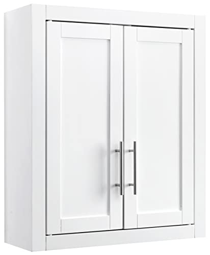 Crosley Furniture Savannah Bathroom Wall Cabinet, White