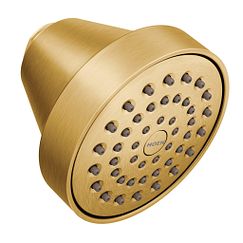 MOEN 6399EP15BG  One-Function 3-5/8″ Diameter Spray Head Eco-Performance Showerhead In Brushed Gold