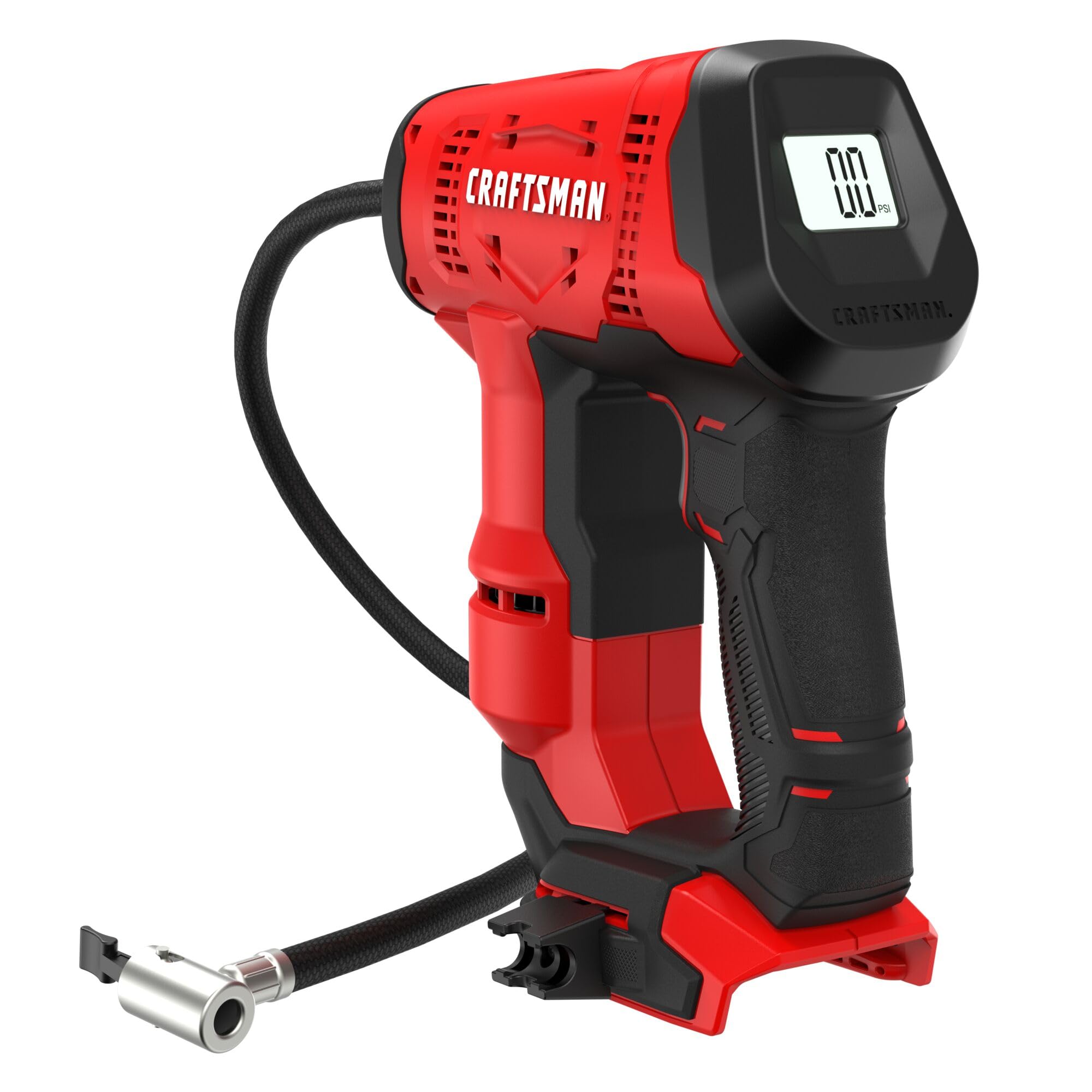 Craftsman V20 Cordless Inflator for Tires and Balls, High Pressure, PSI of 150, Bare Tool Only (CMCE521B)