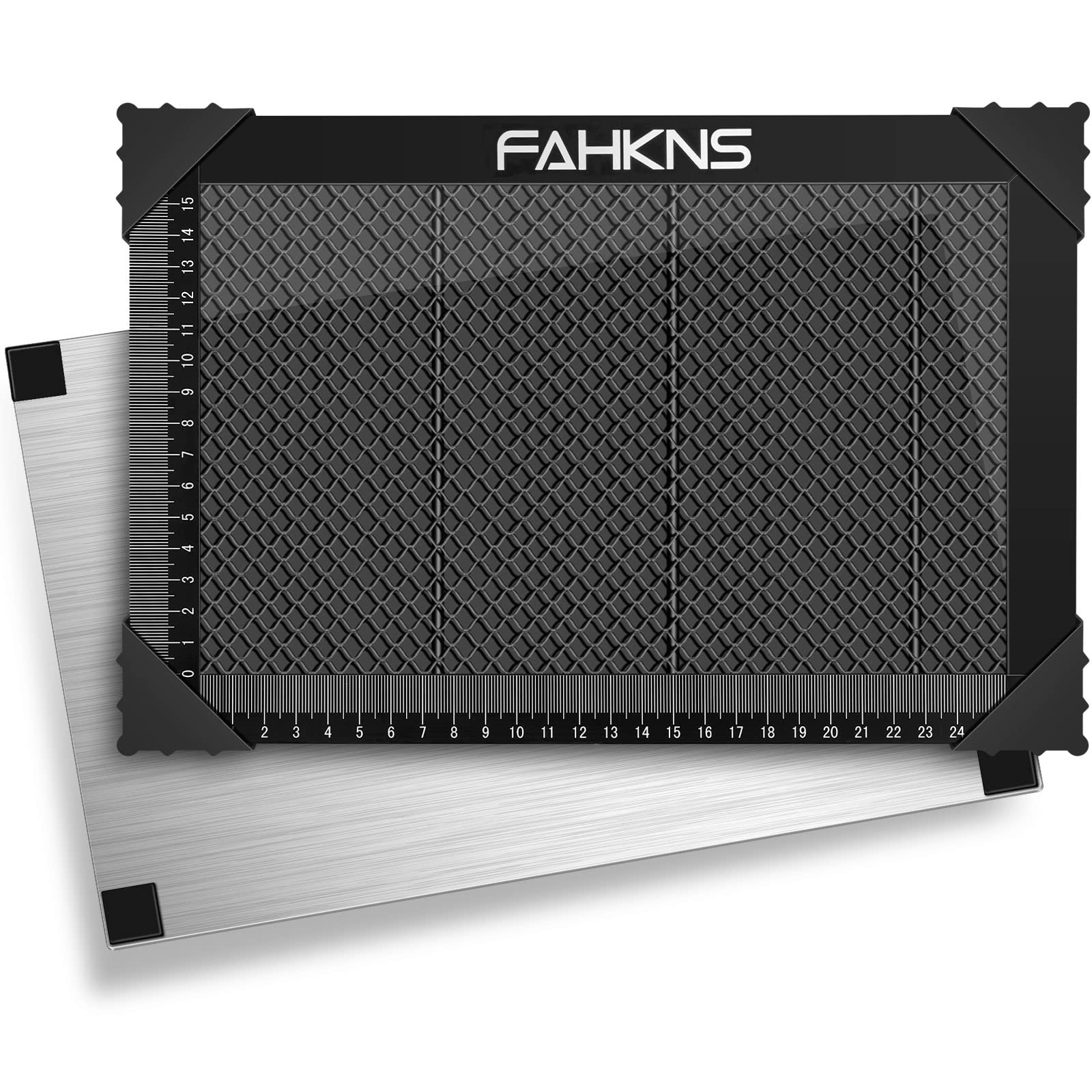 FAHKNS Honeycomb Working Table, 11.81″x7.87″x0.87″ Honeycomb Laser Bed for Most Laser Engravers, for Fast Heat Dissipation and Table-Protecting with