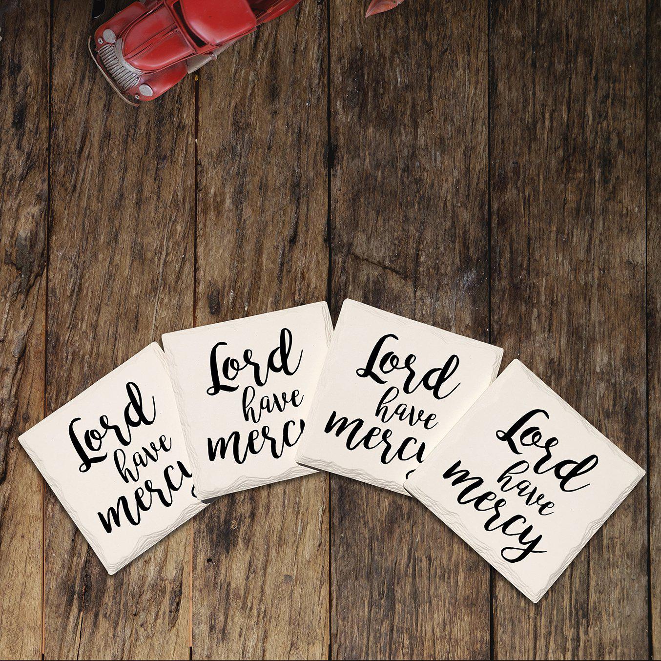 Lord Have Mercy Drink Coaster Set