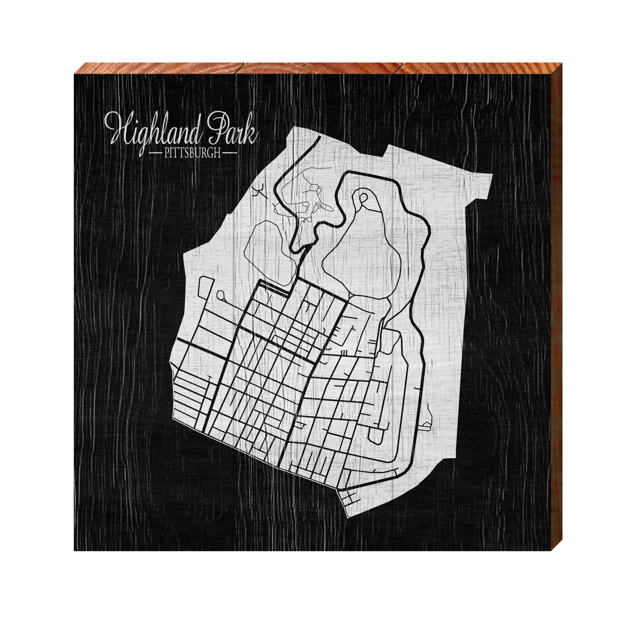 M-PAHIG1-SBK-C | Wall Art Print on Real Wood