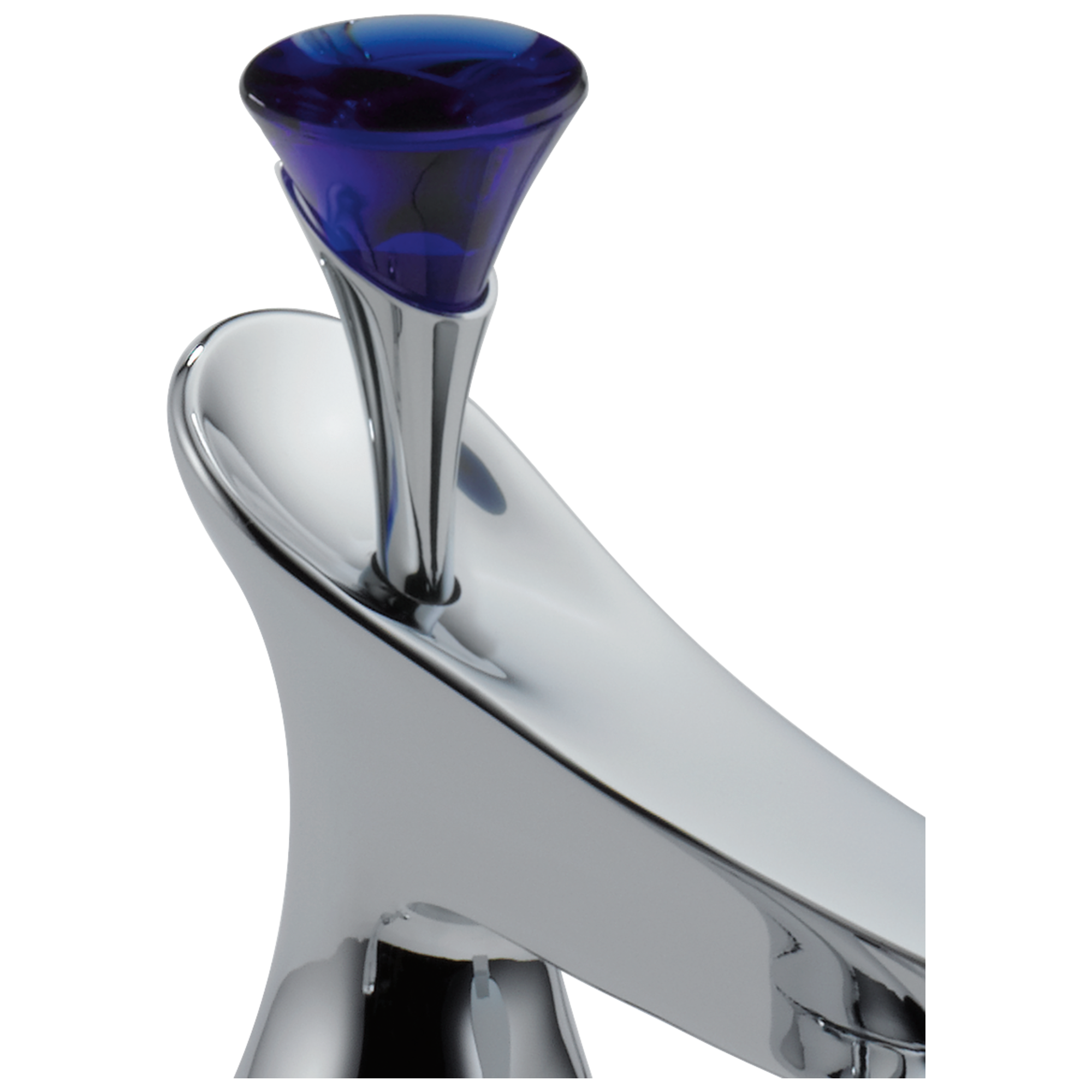 Brizo RSVP: Blue Glass Finial – Widespread