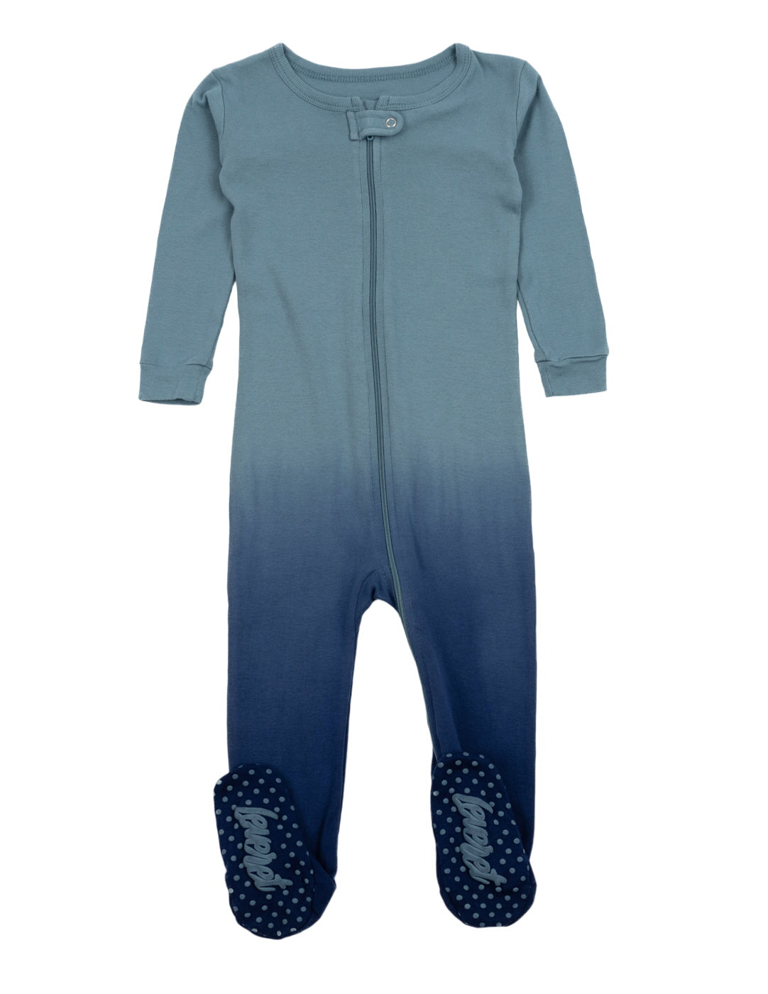 Baby Footed Ombré Dye Cotton Pajamas