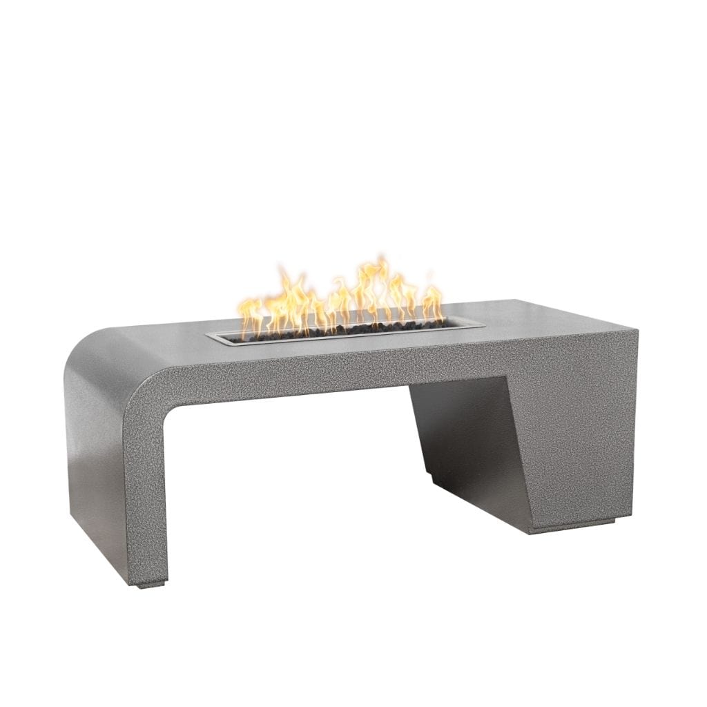 The Outdoor Plus 96″ Maywood Copper & Corten Steel & Stainless Steel Rectangle Fire Pit Table