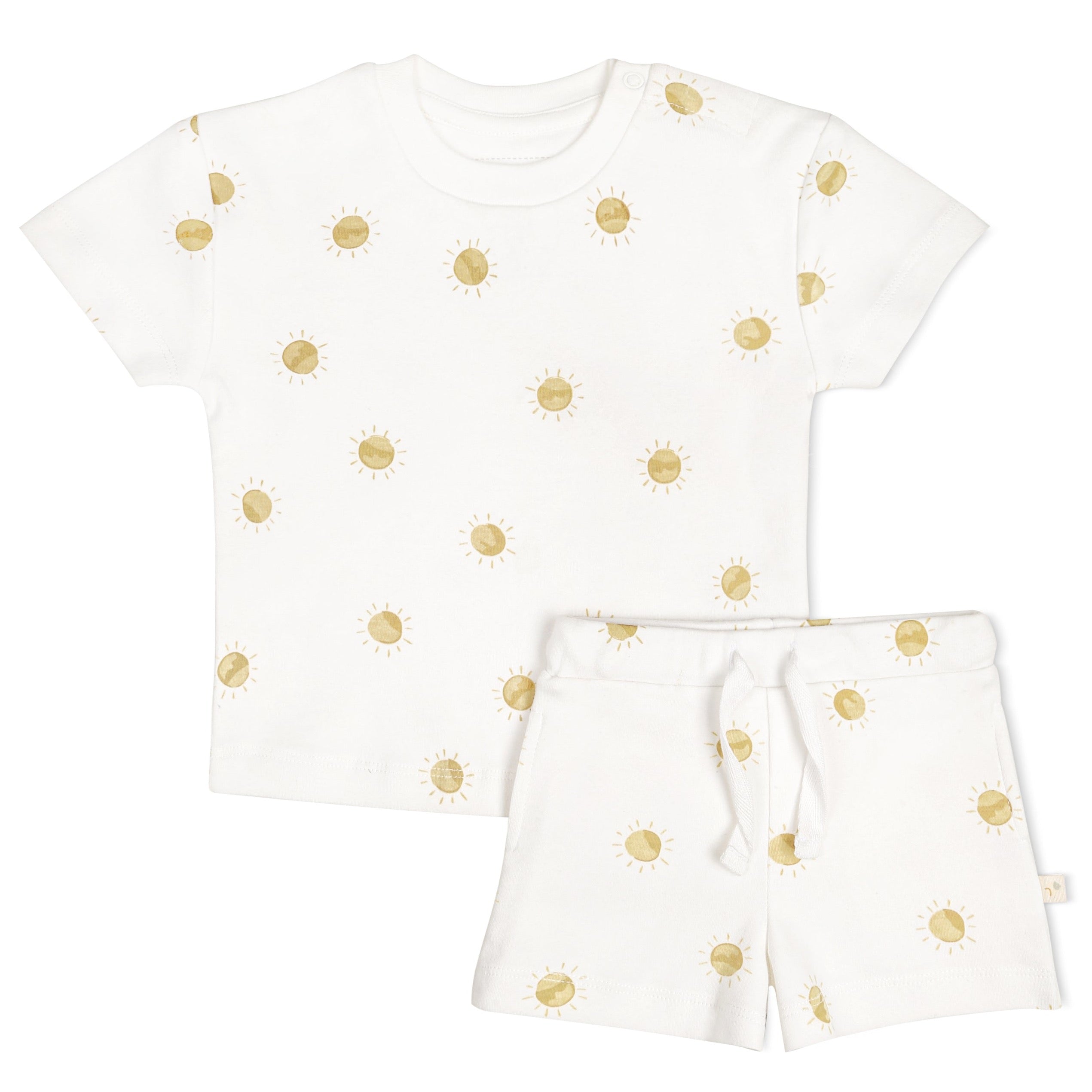 Organic Tee And Shorts Set – Sunshine