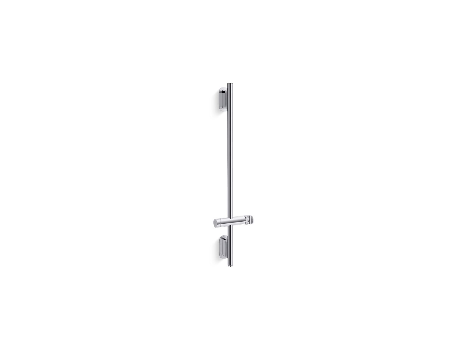 KOHLER K-26314-CP Statement 31-1/2″ Deluxe Slidebar With Integrated Water Supply In Polished Chrome