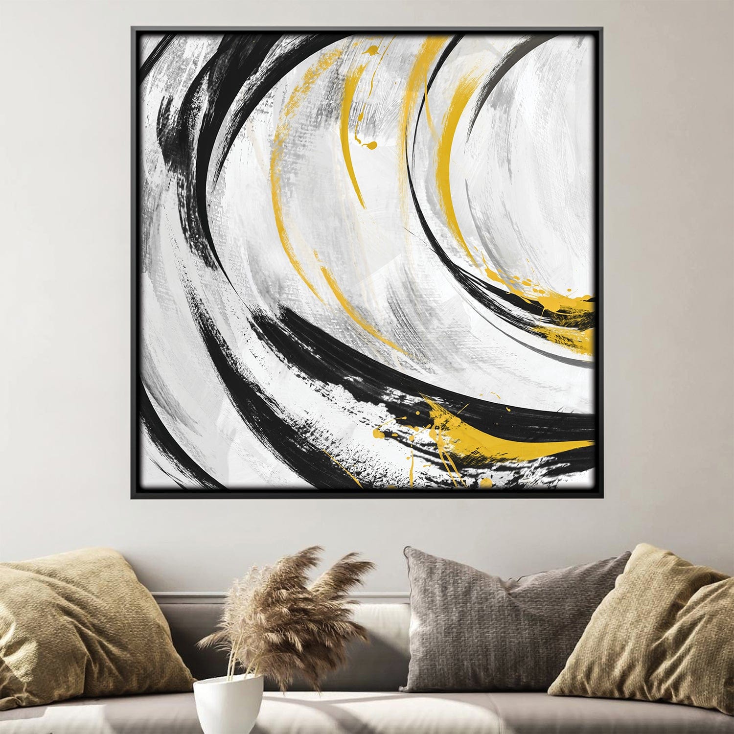 Abstract Swirls Canvas