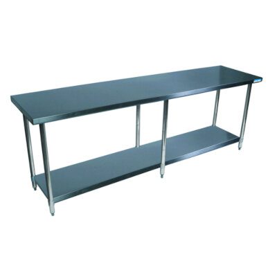 BK Resources SVT-1884 – Work Table with Undershelf, 84″W x 18″D x 34-3/4″H