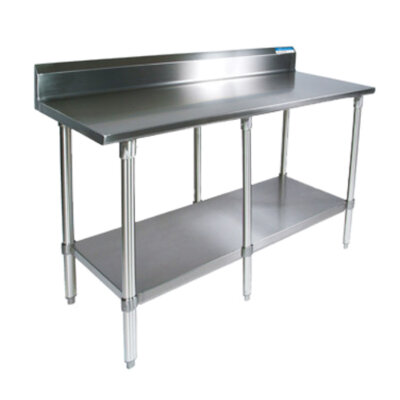 BK Resources VTTR5-8424 – Stainless Steel Work Table, 84 in