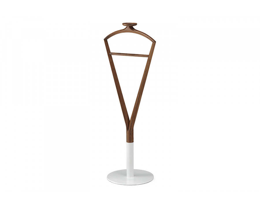 Bellini – Aloha Valet Stand in Walnut/White