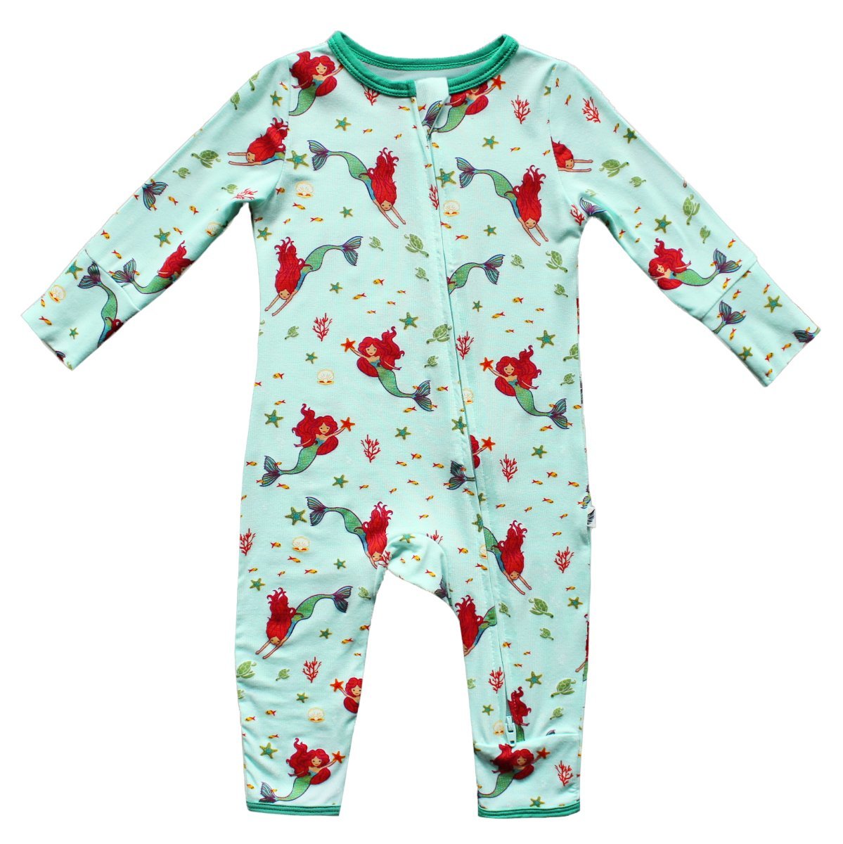 Brilliant-sea Mermaids Coverall (0-3t)