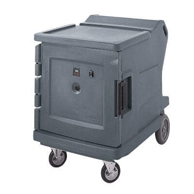 Cambro CMBHC1826LF191 – Hot/Cold Cart, 30″W x 42″D x 42″H, single door, granite gray