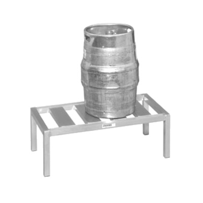 KDR136 Channel Manufacturing – Aluminum Keg Rack, 2 Keg Cap., 12 x 36 x 18in.