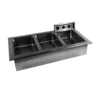 Delfield N8768N – Narrow Drop-In Hot Food Well, Electric, wet or dry type, 3-pan