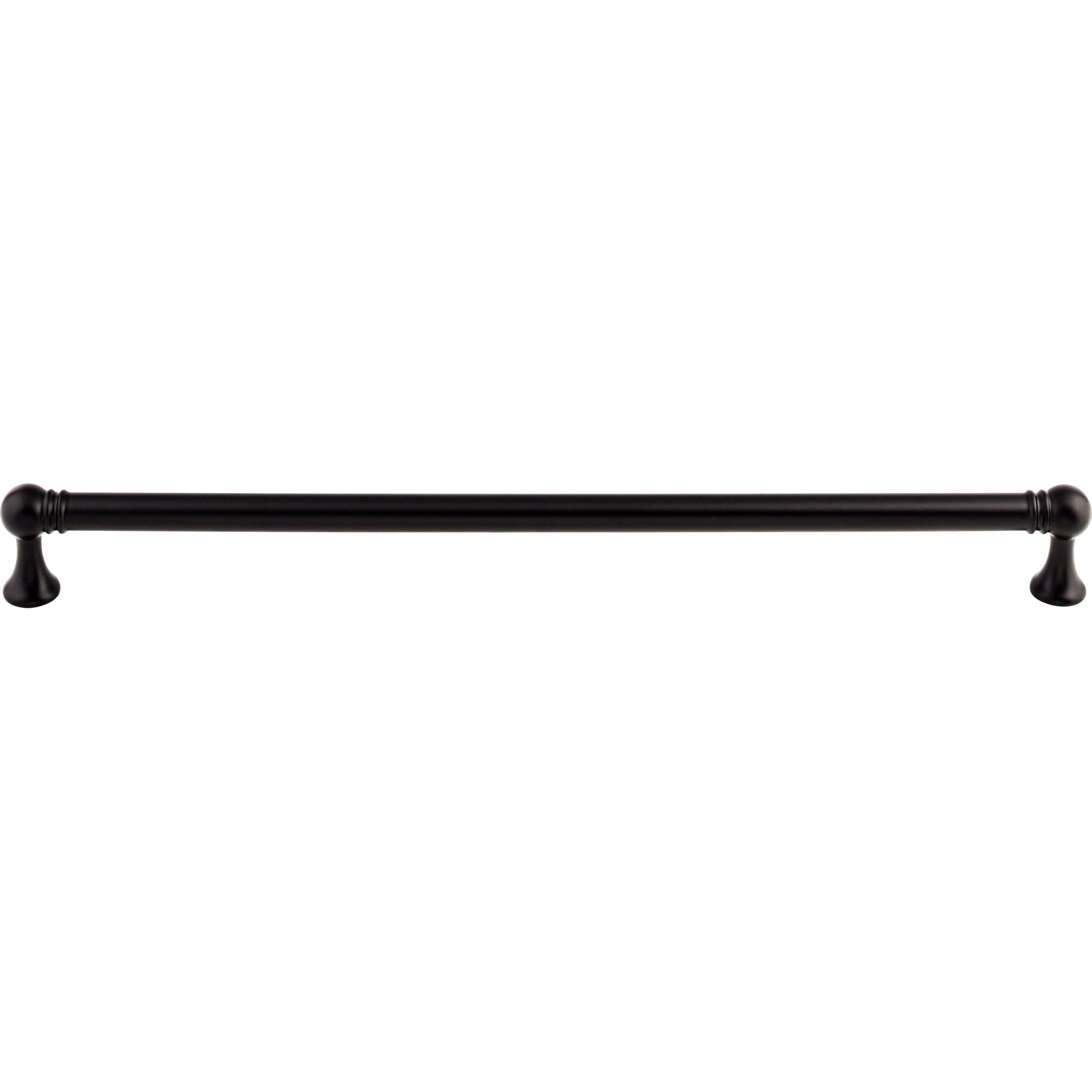 TOP KNOBS TK807BLK Kara 12″ Center to Center Bar Pull – Flat Black