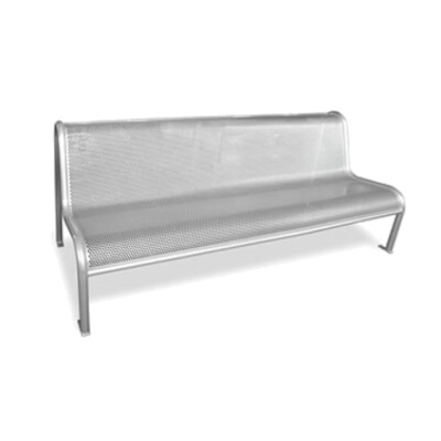 EMU U340M – Valles Bench w/Perforated Steel Mesh Back & Seat, 81 in.