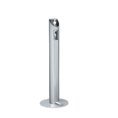 EMU UV1 – Hand Sanitizer Dispenser, Foot Pump operated, Steel Frame, 1L capacity, Silver Finish