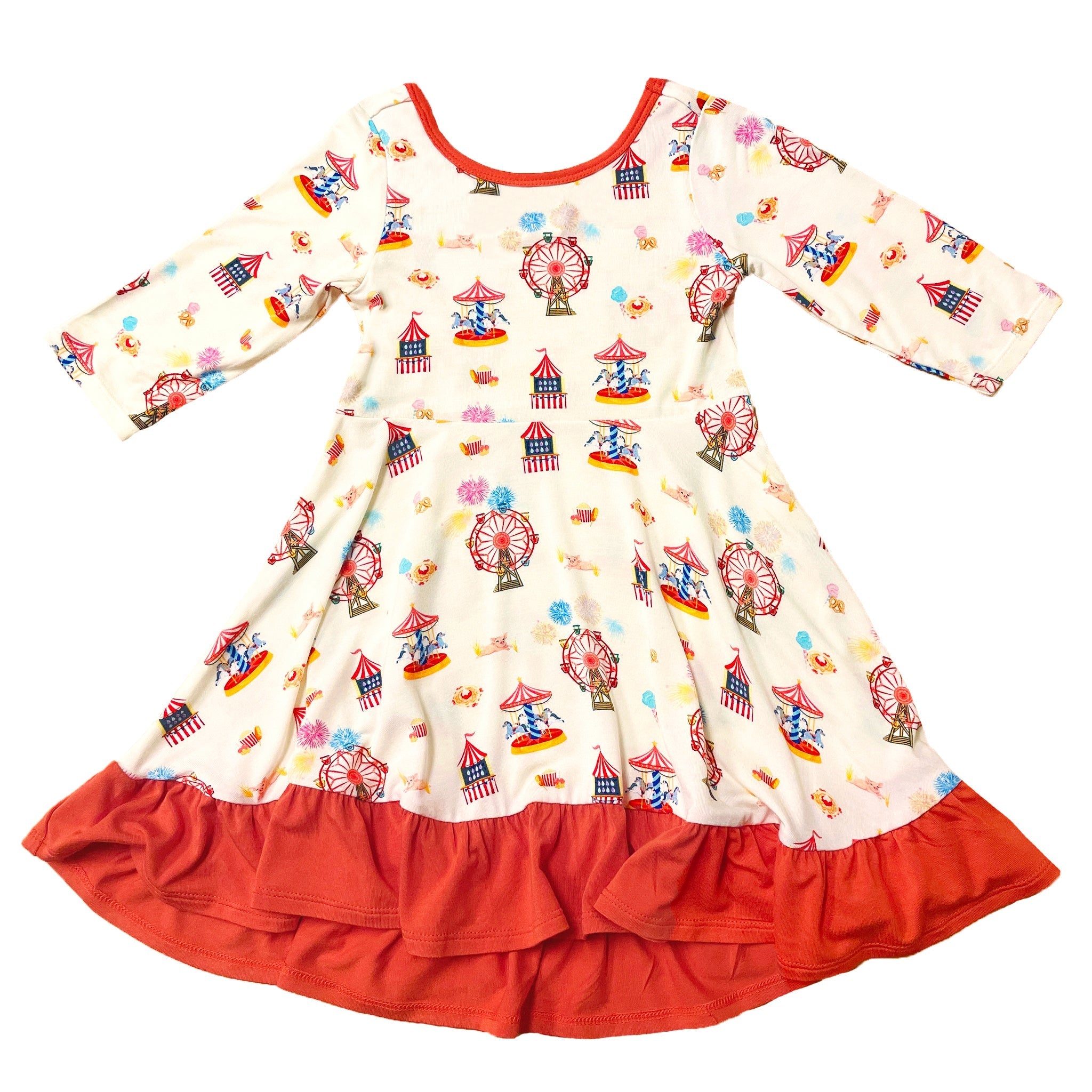 County Fair Ruffle Hi-lo Twirling Dress (2t-6y)