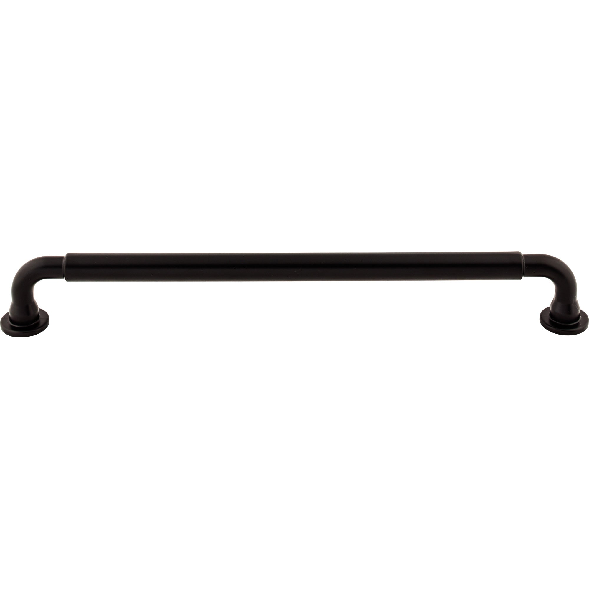 TOP KNOBS TK828BLK Lily 12″ Center to Center Appliance Pull – Flat Black