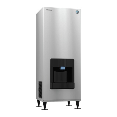 Hoshizaki DKM-500BWJ – Ice Maker/Dispenser, Crescent Cube, 30″W, water-cooled, 540 lb/24 hours, 200 lb storage, push button operation