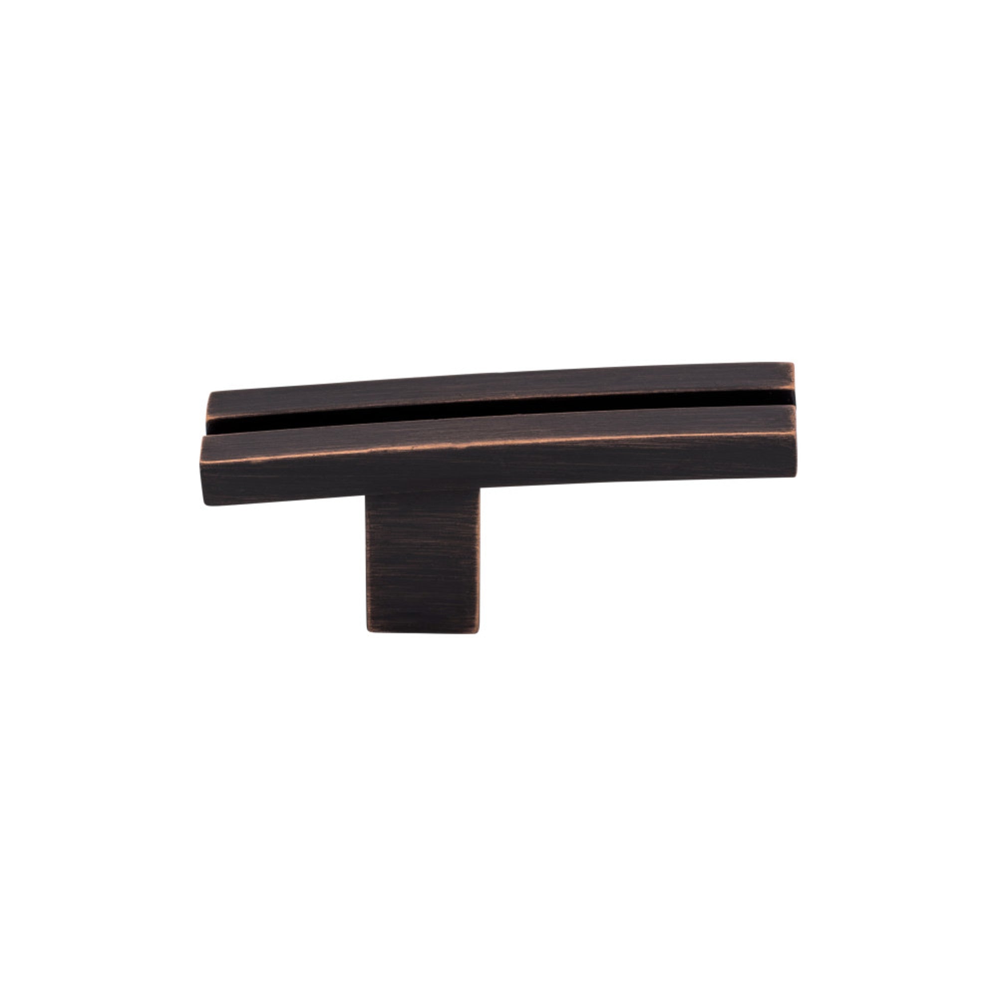 TOP KNOBS TK82TB Inset Rail 2 5/8″ Length Geometric Knob – Tuscan Bronze