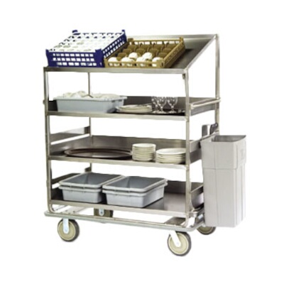 Lakeside B596 – Soiled Dish Breakdown Cart, 75 x 31 x 69 in.