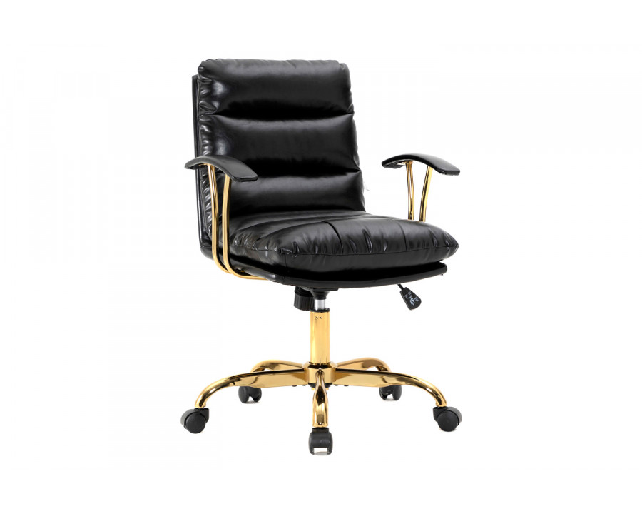 LeisureMod – Regina Modern Leather Adjustable Conference Office Chair