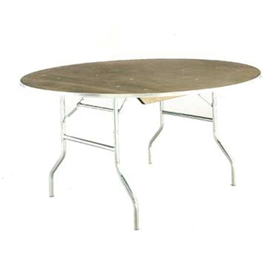 Maywood MP66RD – Round Folding Table, 66 x 30 in.