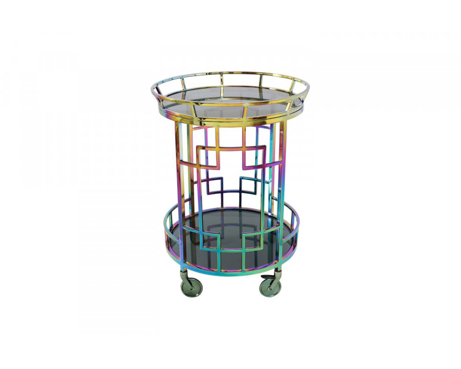 Moe’s – Moonbow Contemporary Bar Cart in Multi