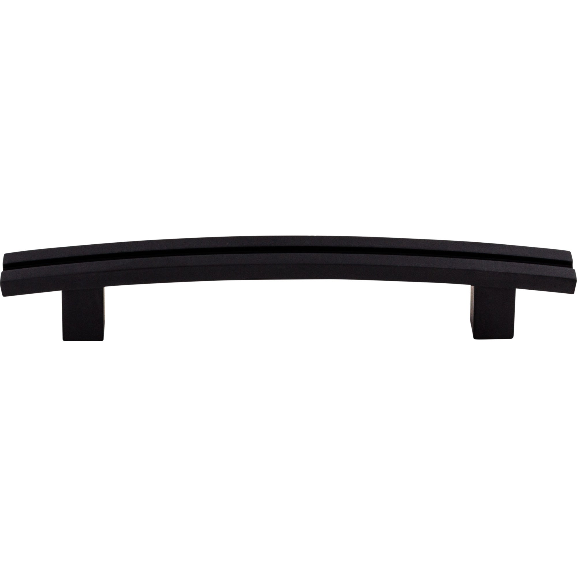 TOP KNOBS TK81BLK Inset Rail 5″ Center to Center Bar Pull – Flat Black