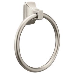 MOEN P5860BN Contemporary  Towel Ring In Brushed Nickel