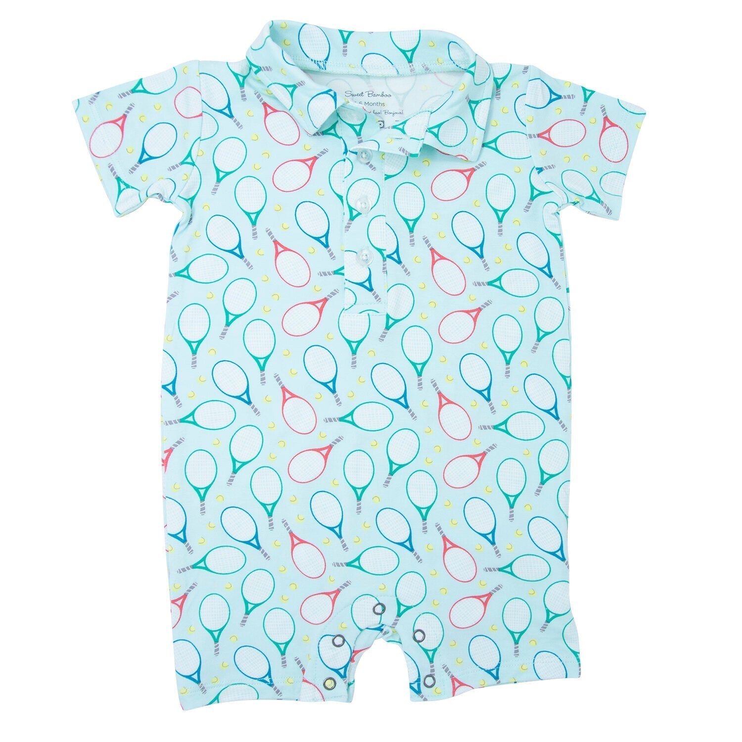 Polo Romper – Tennis