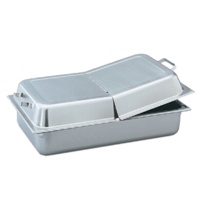 Vollrath 77400 – Steam Table Pan Cover, stainless, full size, hinged dome wit