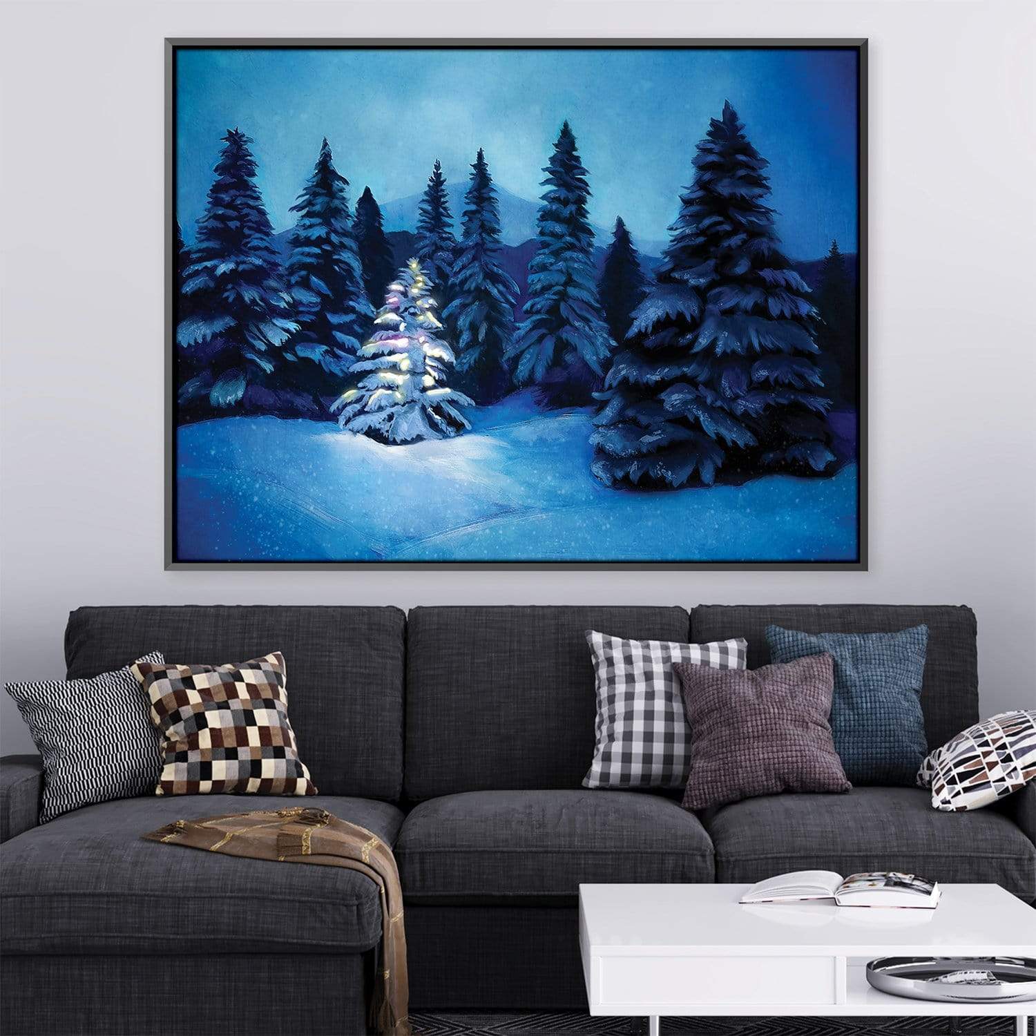 Winter Lights Canvas