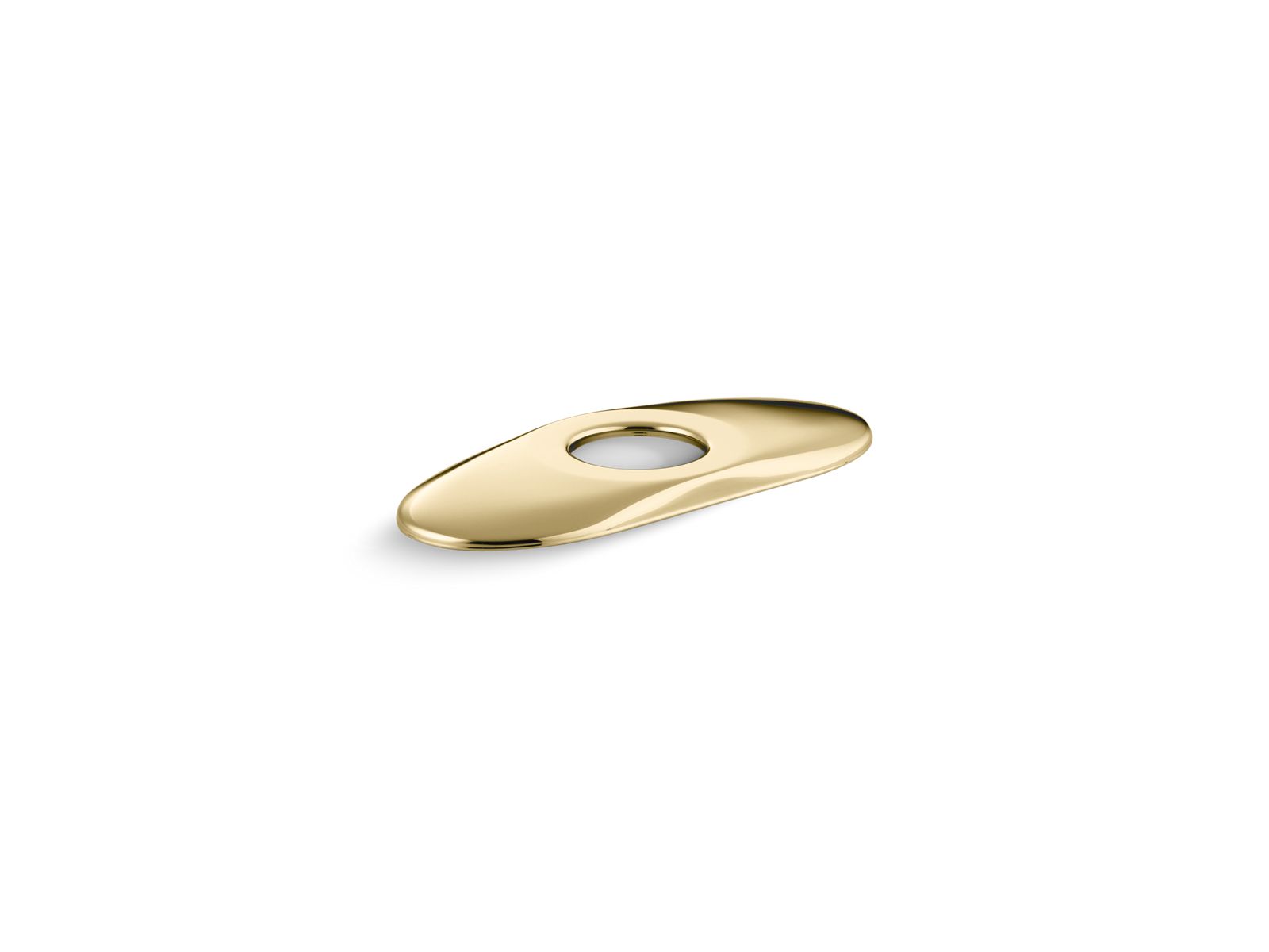 KOHLER K-14531-PB Escutcheon Plate, 6″ In Vibrant Polished Brass