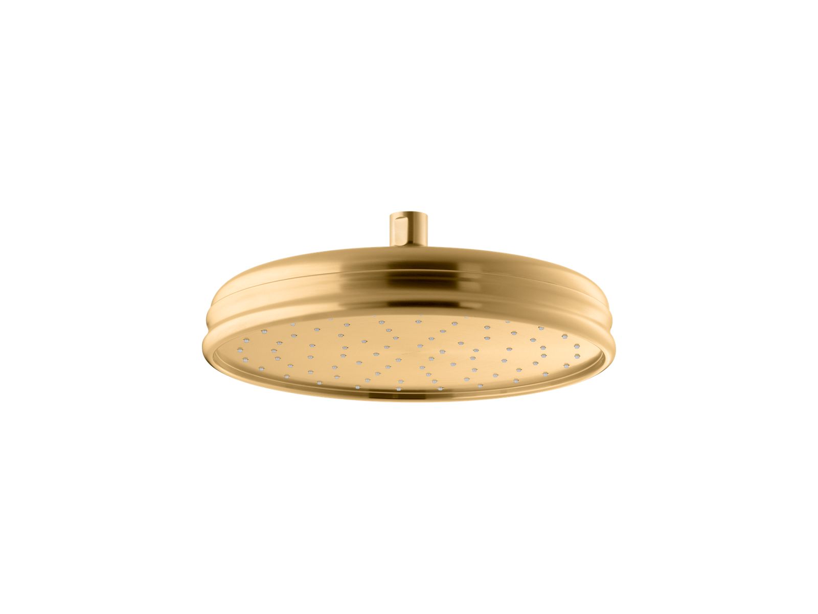 KOHLER K-13693-2MB Traditional 10″ Single-Function Rainhead, 2.5 Gpm In Vibrant Brushed Moderne Brass